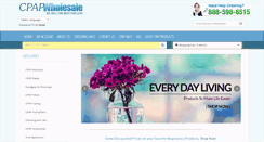 Desktop Screenshot of cpapwholesale.com